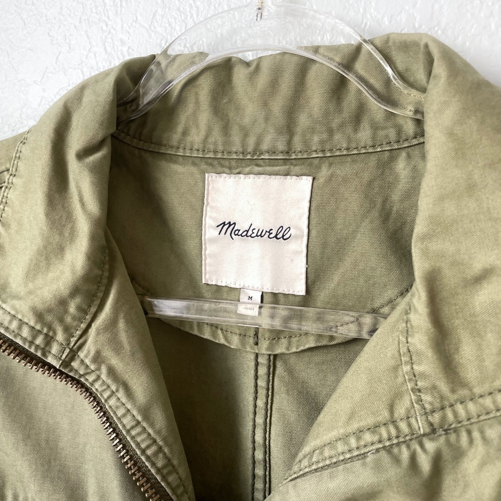 Madewell | Fleet Jacket Medium Olive Military Green - Picture 2 of 9